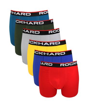 Трусы мужские ROCKHARD 7001 ROCKHARD боксеры однотонные цветные(однотонная резинка) (12)