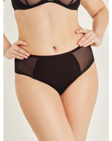 Трусы женские MELLE ML0906 Трусы слип миди - черный